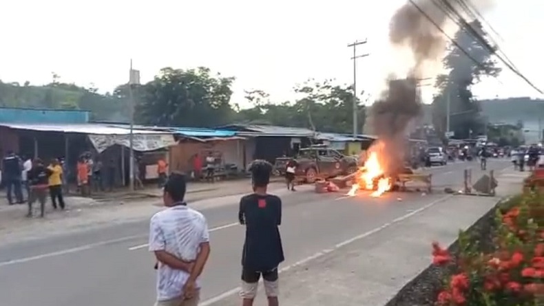 Polres Manokwari Selidiki Pemicu Aksi Blokade Ruas Jalan Sowi Marampa
