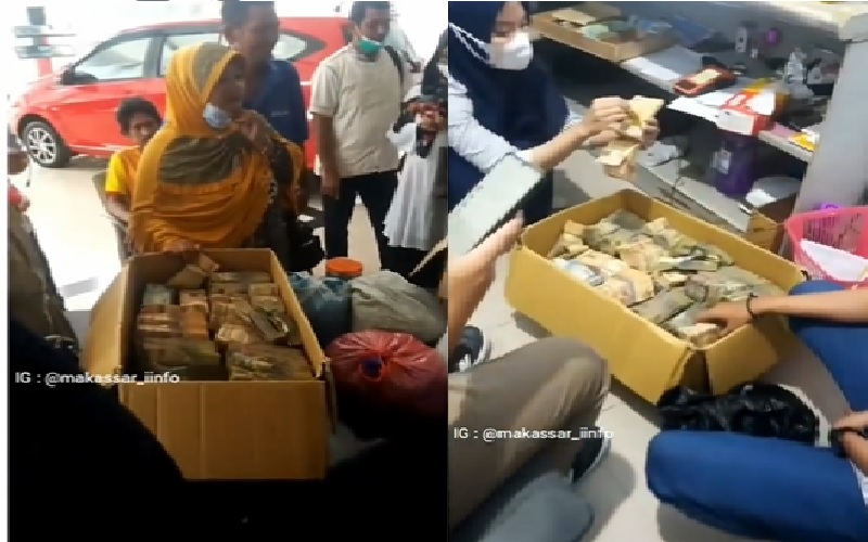 Viral Ibu-Ibu Beli Mobil Pakai Uang Receh, Pegawai Dealer Langsung Sibuk Berhitung