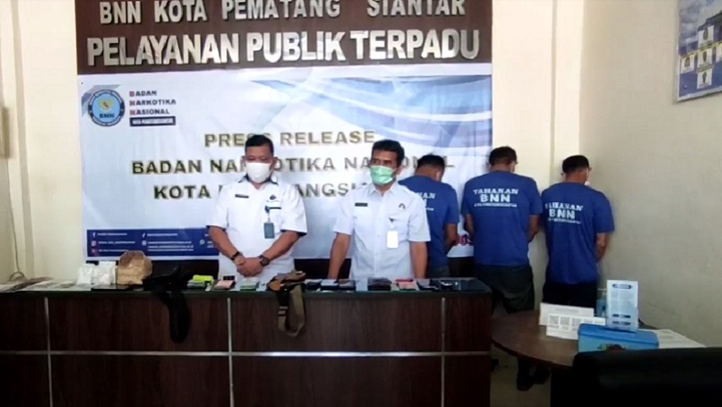 Komplotan Pengedar Sabu di Pematangsiantar Ditangkap BNN