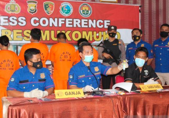 Oknum Polisi di Mukomuko Ditangkap saat Pesta Sabu Bareng Istri