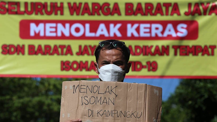 Warga Surabaya Ramai-Ramai Tolak Gedung Sekolah Dijadikan Tempat Isolasi Mandiri - Bagian 3