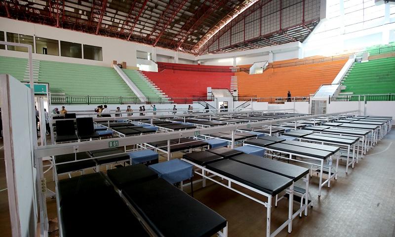 title Jadi RS Darurat Covid-19, GOR Indoor Stadion GBT Siap Tampung 225 Pasien Jadi RS Darurat Covid-19, GOR Indoor Stadion GBT Siap Tampung 225 Pasien