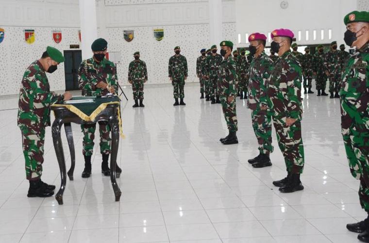 Pimpin Sertijab LO TNI AL, Pangdam IV/Diponegoro: Kepemimpinan yang Hebat Dimulai dari Hati