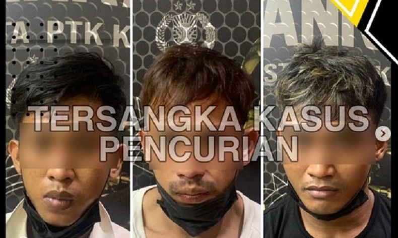Saat PPKM Darurat, 3 Pemuda Pontianak Curi Barang Bermerek di Rumah Warga
