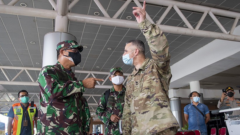 Latihan Tempur bersama Garuda Shield, Ratusan Tentara Amerika Tiba di Palembang - Bagian 3
