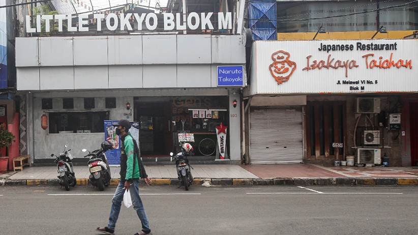 Sepinya Little Tokyo Blok M saat PPKM Level 4 - Bagian 3