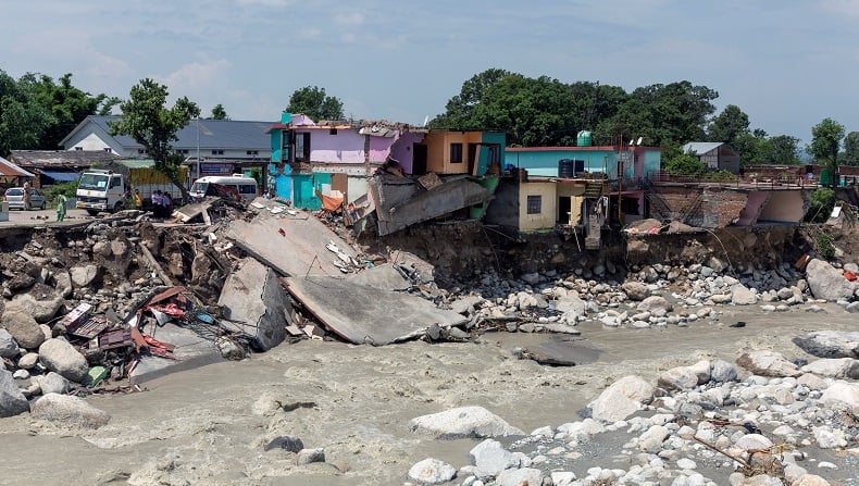 Banjir Dan Longsor Di India, Korban Tewas Naik Jadi 39 Orang