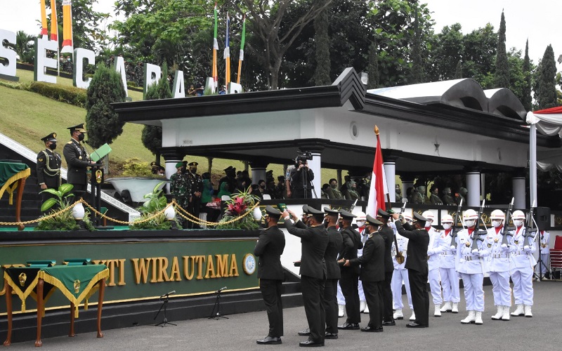 Lantik Lulusan Secapa AD Bandung, KSAD: Selamat, Kalian Resmi Letda TNI AD