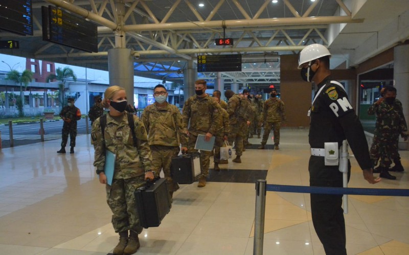 Ratusan Tentara Amerika Serikat Mulai Mendarat di Palembang