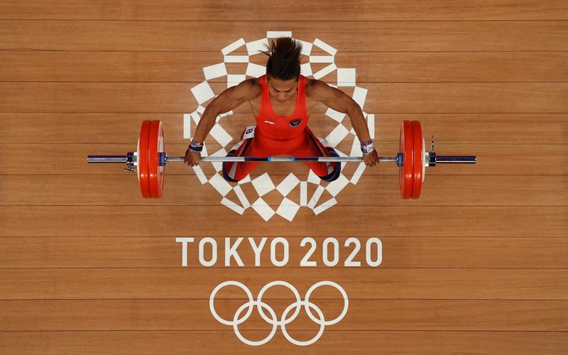 Bertanding di Grup A, Lifter Deni Raih Posisi Kelima Kelas 67 Kg Putra Olimpiade Tokyo 2020 - Bagian 3