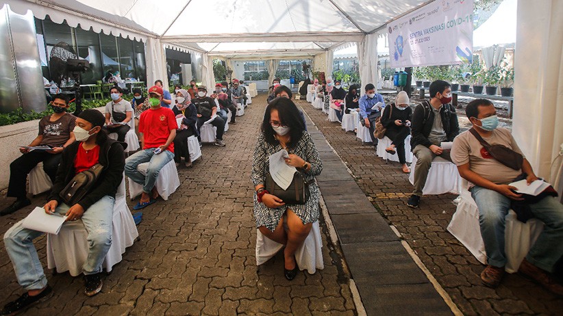 Hari ke-4 Sentra Vaksinasi MNC Center, Antusiasme Warga Masih Tinggi  - Bagian 1