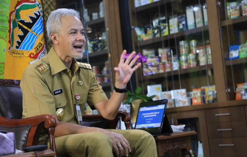Kasus Covid-19  Jateng Tertinggi, Ganjar: Itu Data Delay yang Diinjeksi