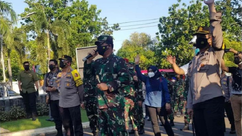 Kunjungi Pusat Isolasi Rudis Wali Kota Semarang, Ini Pesan Panglima TNI dan Kabaharkam