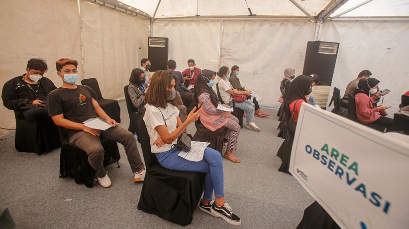 Sentra Vaksinasi MNC Peduli dan Kemenparekraf Terbuka untuk Umum - Bagian 5