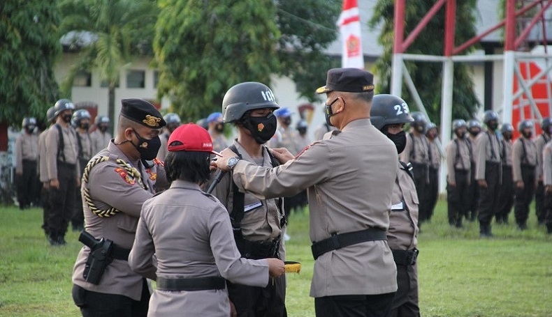 Kapolda Maluku Lantik 368 Bintara Polri