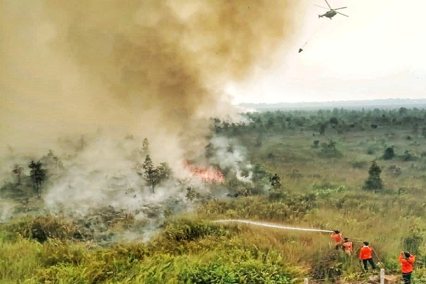 Karhutla di Sumsel Semakin Sering, Butuh Helikopter Tambahan untuk Pengeboman Air