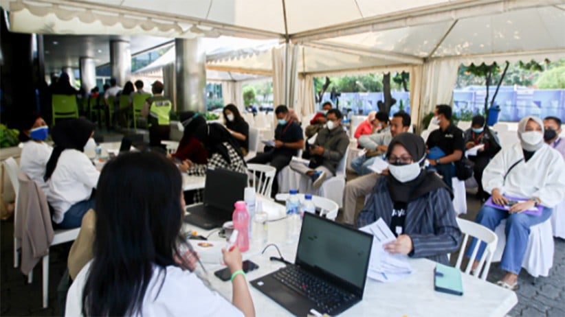 MNC Peduli dan Dewan Pers Gelar Vaksinasi Dosis Kedua untuk Insan Pertelevisian - Bagian 3