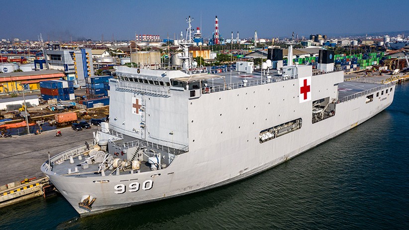 KRI dr Soeharso Pasok Kebutuhan Oksigen Medis di Jawa Tengah - Bagian 3