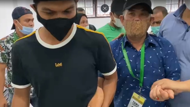 Eks Ketua PDIP Paluta Terpidana Kasus Penggelapan Ditangkap Kejari, Keluarga Melawan