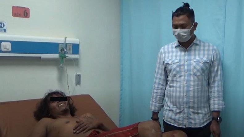 Ini Tampang Pembunuh Ketua MUI Labura, Meringis Kesakitan usai Ditembak Polisi