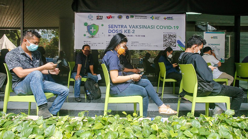 Suasana Vaksinasi Covid-19 Kerja Sama MNC Peduli dan Dewan Pers - Bagian 3