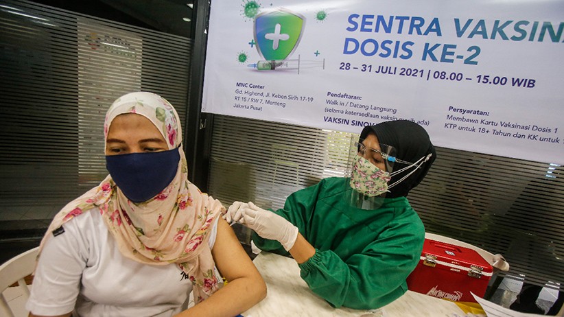 Suasana Vaksinasi Covid-19 Kerja Sama MNC Peduli dan Dewan Pers - Bagian 4