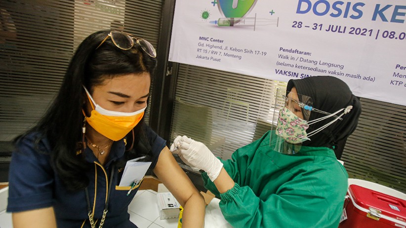 Suasana Vaksinasi Covid-19 Kerja Sama MNC Peduli dan Dewan Pers - Bagian 2