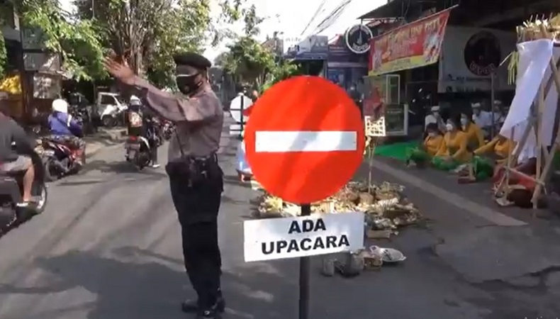 Mecaru di Lokasi Pembunuhan Gede Budiarsana, Warga Hilangkan Aura Negatif