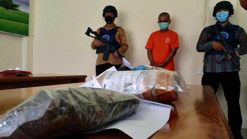 Pesan Ganja lewat Online, Pemuda di Padang Pariaman Ditangkap BNNP Sumbar