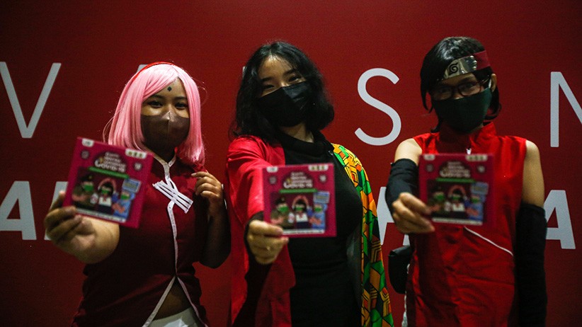 Unik, Pakai Kostum Karakter Kartun Jepang saat Vaksinasi - Bagian 3