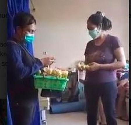 Viral Pedagang Asongan di Manado Nekat Berjualan di Ruang Isolasi Covid-19