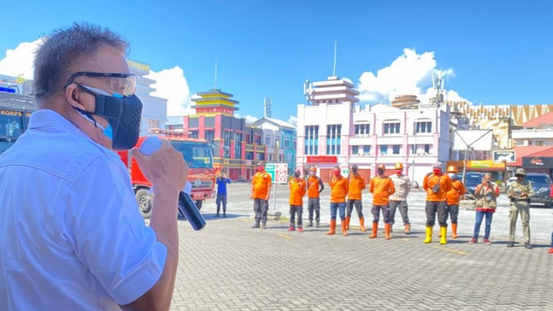 Pemprov Sebar Petugas Penyemprotan Disinfektan ke 15 Kabupaten/Kota di Sulut