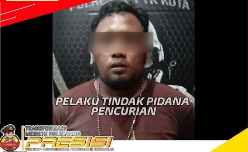 Bobol Ruko Tengah Malam, Warga Pontianak Ditangkap Polisi