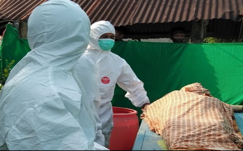 Di Hadapan Keluarga, Pasien Covid-19 di Musi Rawas Terjun ke Sumur