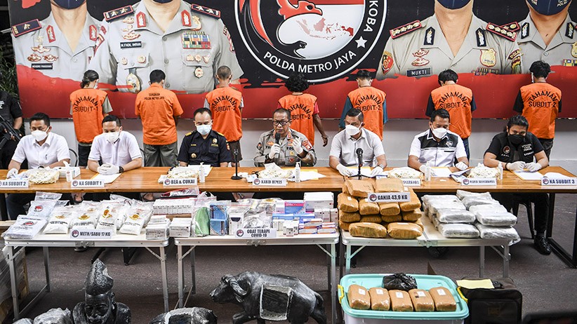 Penampakan Patung dari Afrika Selatan Berisi 16 Kg Sabu Disita Polda Metro Jaya - Bagian 2