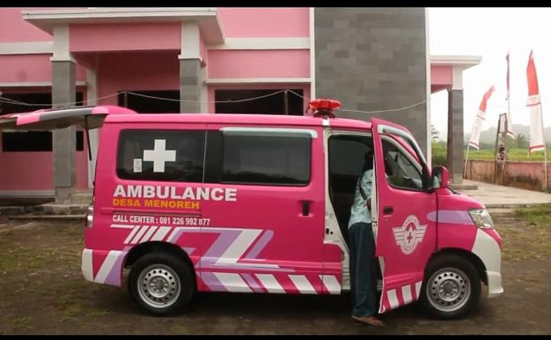 Mobil Ambulans Desa Menoreh Magelang Diubah Jadi Warna Pink, Ternyata Ini Alasannya