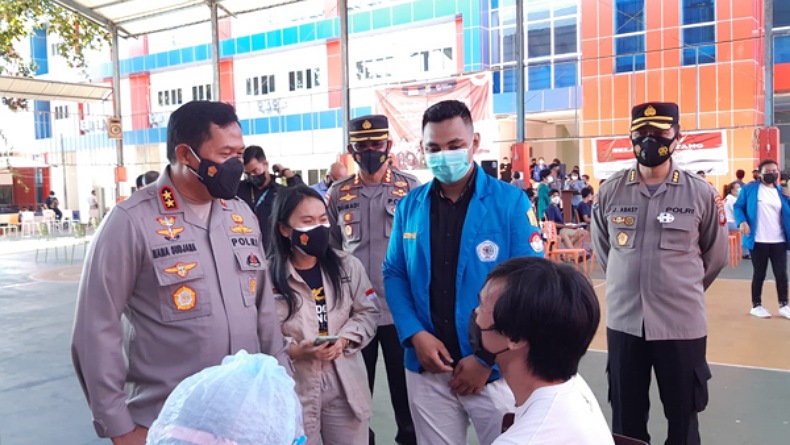 BEM Nusantara Bersama Polda Sulut Gelar Vaksinasi bagi Mahasiswa dan Masyarakat