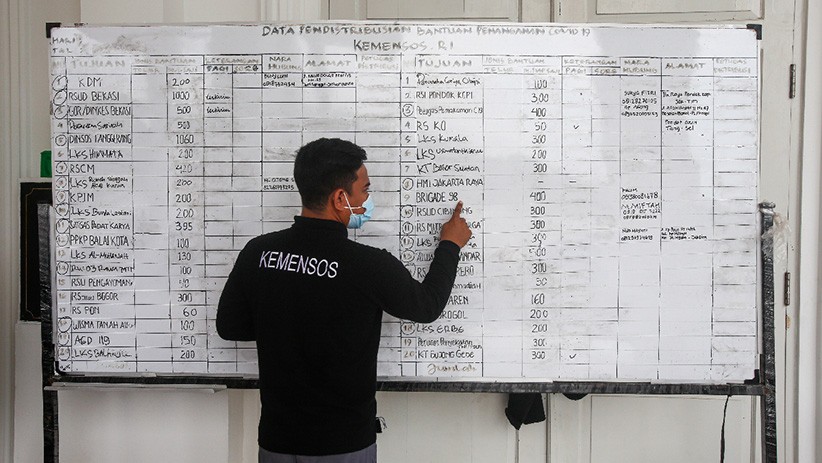 Dapur Umum Kemensos Siapkan 16.000 Nasi Kotak untuk Warga Isoman dan Nakes - Bagian 5