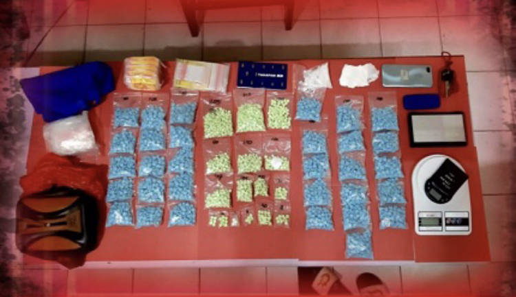 Wakapolres Bangka Tangkap Bandar Ekstasi Rp2,1 Miliar di Mes Pemda      