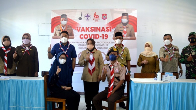 Pramuka dan Palang Merah Remaja Diminta Jadi Pelopor Vaksinasi di Bone Bolango