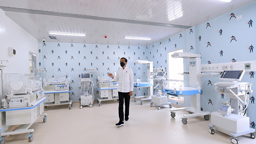 Presiden Jokowi Resmikan RS Modular Pertamina Khusus Pasien Covid-19 - Bagian 2