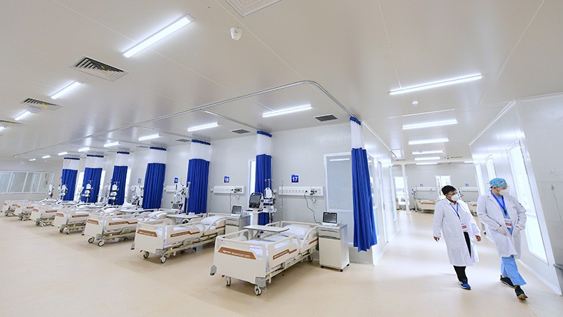 Presiden Jokowi Resmikan RS Modular Pertamina Khusus Pasien Covid-19 - Bagian 3