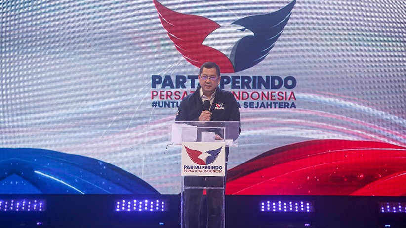 Momen Hary Tanoesoedibjo Luncurkan Logo Baru Partai Perindo - Bagian 2