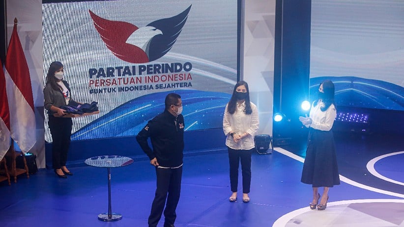 Momen Hary Tanoesoedibjo Luncurkan Logo Baru Partai Perindo - Bagian 5