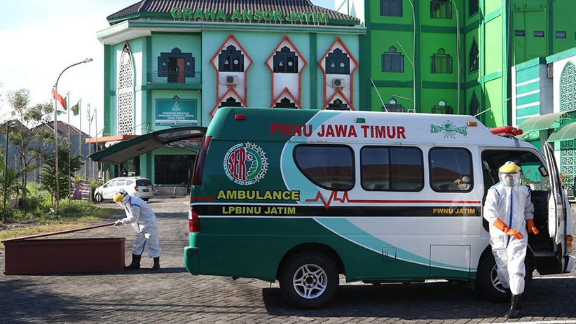 Relawan PWNU Jatim Siap Layani Pemulasaraan Jenazah Covid-19 - Bagian 1