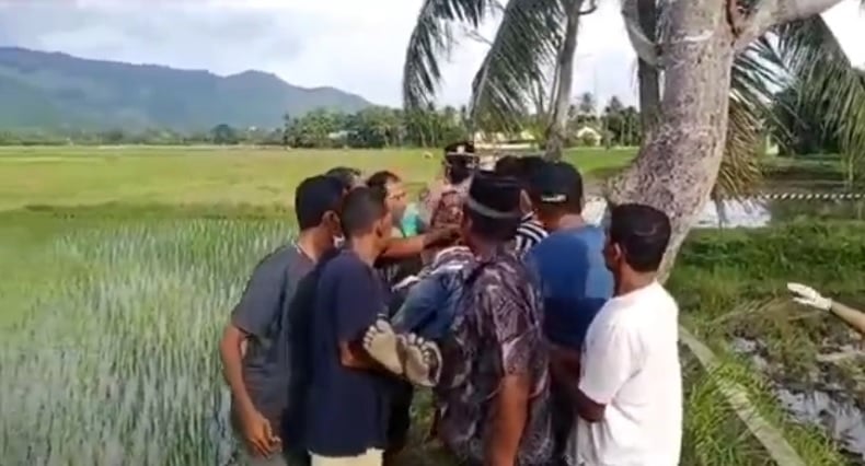 Heboh, Lelaki Tewas Gantung Diri di Pohon Kedondong Persawahan Aceh Besar