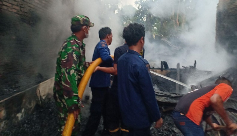 5 Rumah di Bukit Tusam Aceh Tenggara Terbakar, Kerugian Rp500 Juta