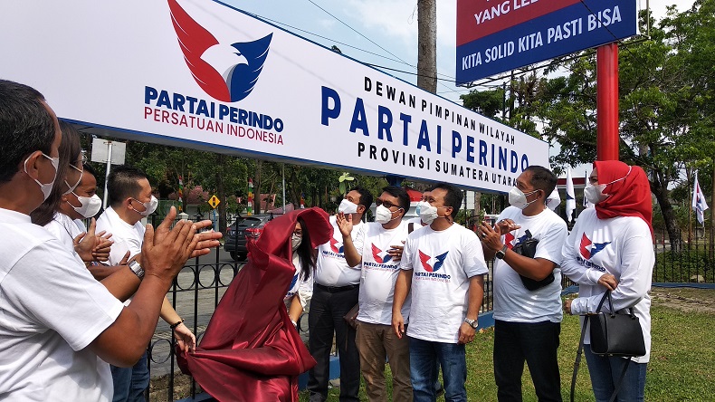 Peluncuran Logo Baru Perindo, Rudi Zulham: Jadi Semangat dan Motivasi para Kader