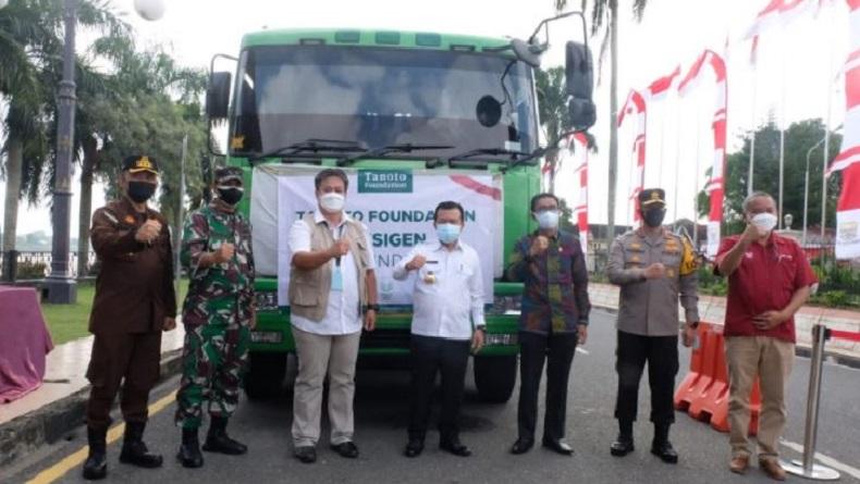 Jambi Terima Bantuan 24,8 Ton Oksigen, Kapolda: Ketahanan Stok Kita sampai 2 Hari