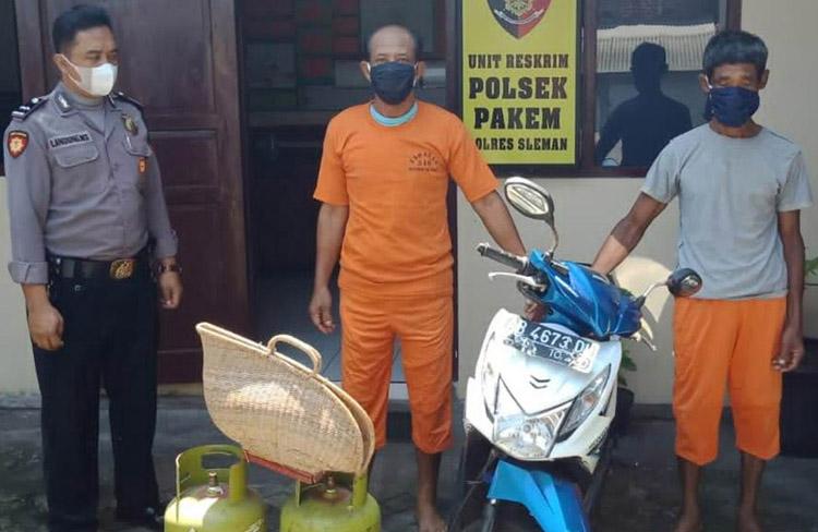 Gondol Handphone dan Uang Petani, 2 Warga Sleman Ditangkap Polisi